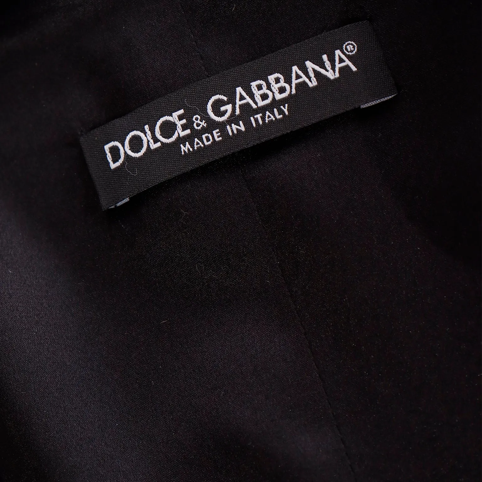 2000s Dolce & Gabbana 3 pc Black Tweed Jacket Vest & Trousers Suit