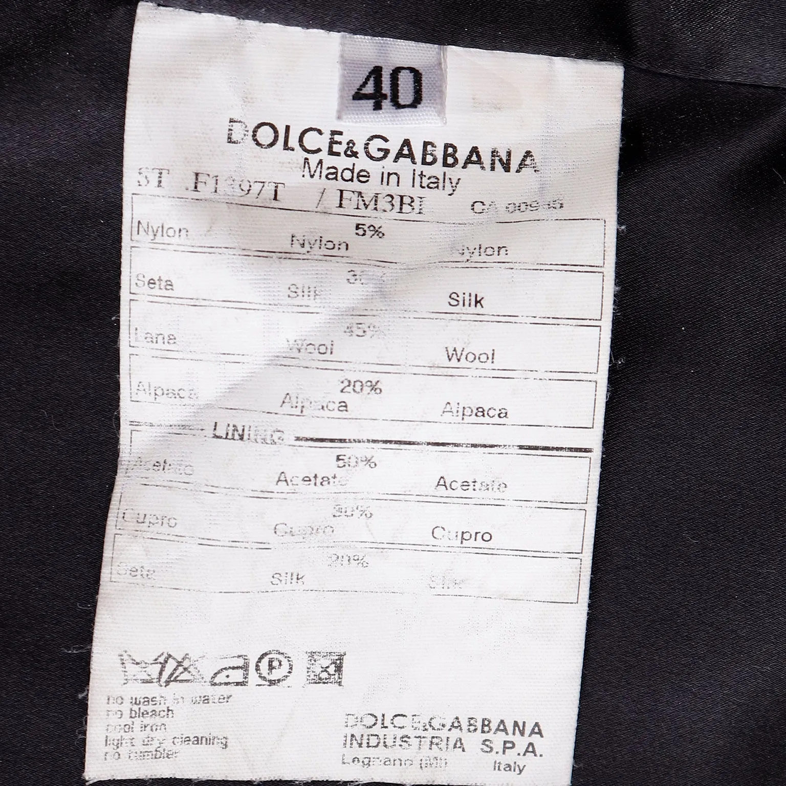 2000s Dolce & Gabbana 3 pc Black Tweed Jacket Vest & Trousers Suit