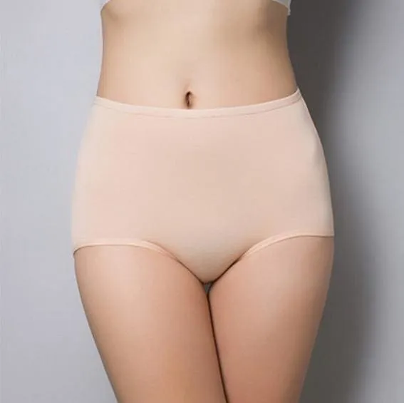 3 Pieces Women Briefs Comfortable Cool Bamboo Fiber Panties