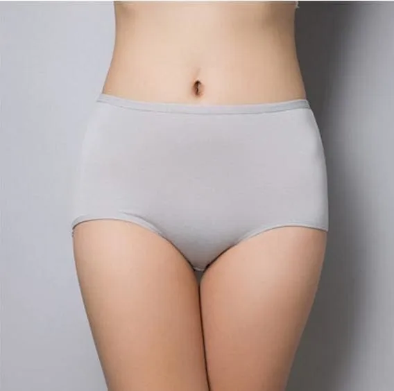 3 Pieces Women Briefs Comfortable Cool Bamboo Fiber Panties
