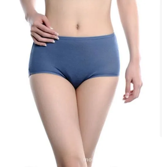 3 Pieces Women Briefs Comfortable Cool Bamboo Fiber Panties