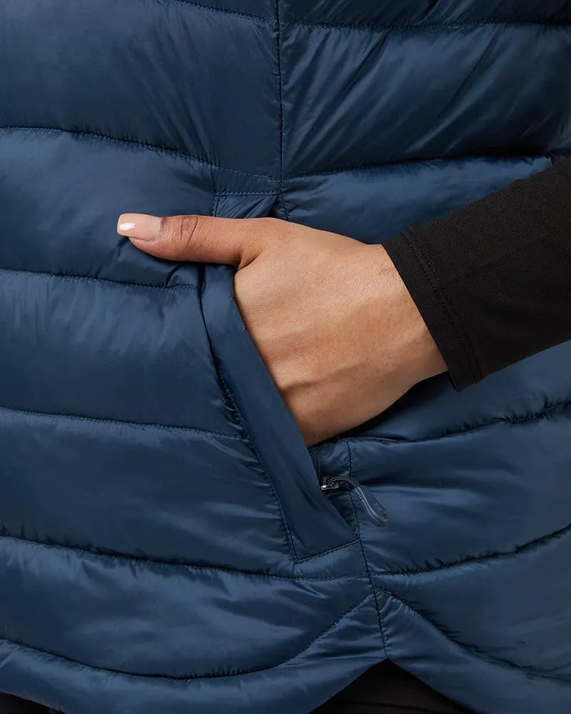 32 Degrees Women's Lightweight Recycled Poly-Fill Packable Vest | Zippered Pockets | Layering | Water Repellent