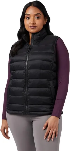 32 Degrees Women's Lightweight Recycled Poly-Fill Packable Vest | Zippered Pockets | Layering | Water Repellent