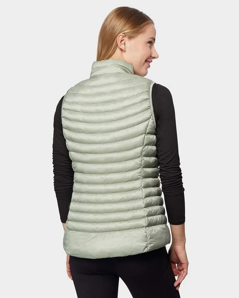 32 Degrees Womens Ultra-Light Down Alternative Water-Repellent Packable Puffer Vest Outerwear with Zipper