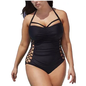 5XL Plus Size Swimwear Women One Piece