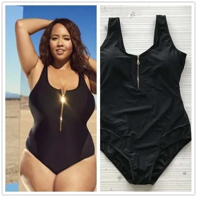 5XL Plus Size Swimwear Women One Piece