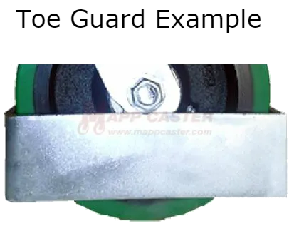 6" x 3" Ductile Steel Wheel Swivel P71 Caster - 5,400 Lbs Capacity