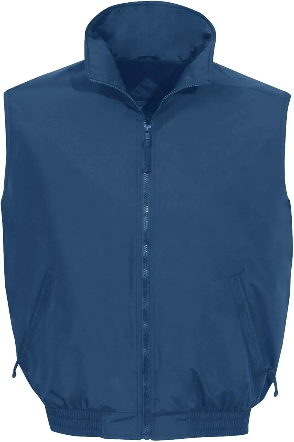 AFC Men's Windproof Nylon Vest Fleece Lined Performance Coat