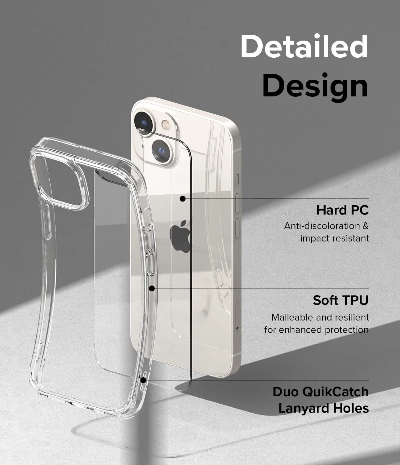 Apple iPhone 14 Back Cover Case | Fusion - Clear