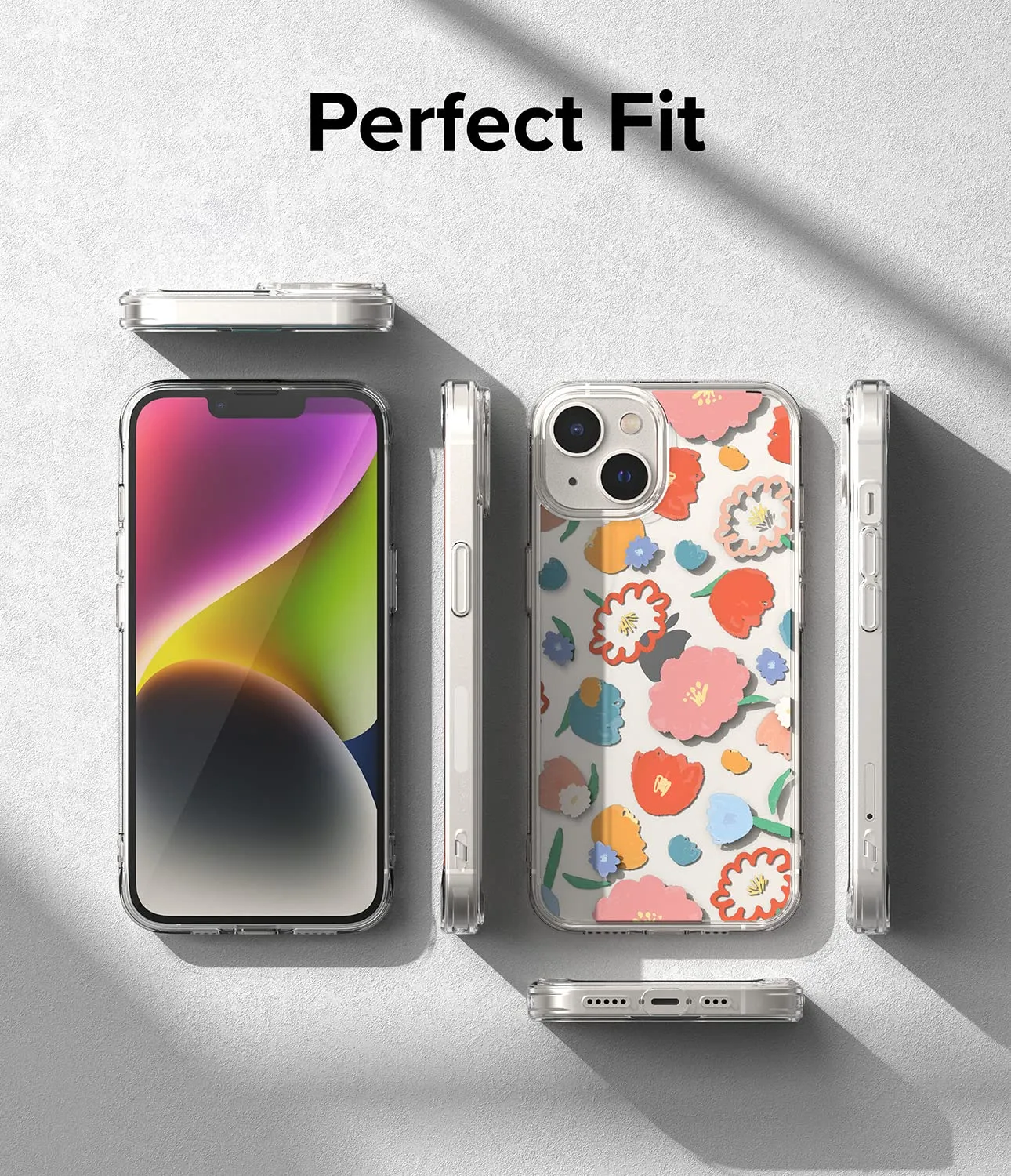 Apple iPhone 14 Back Cover Case | Fusion Design - Floral