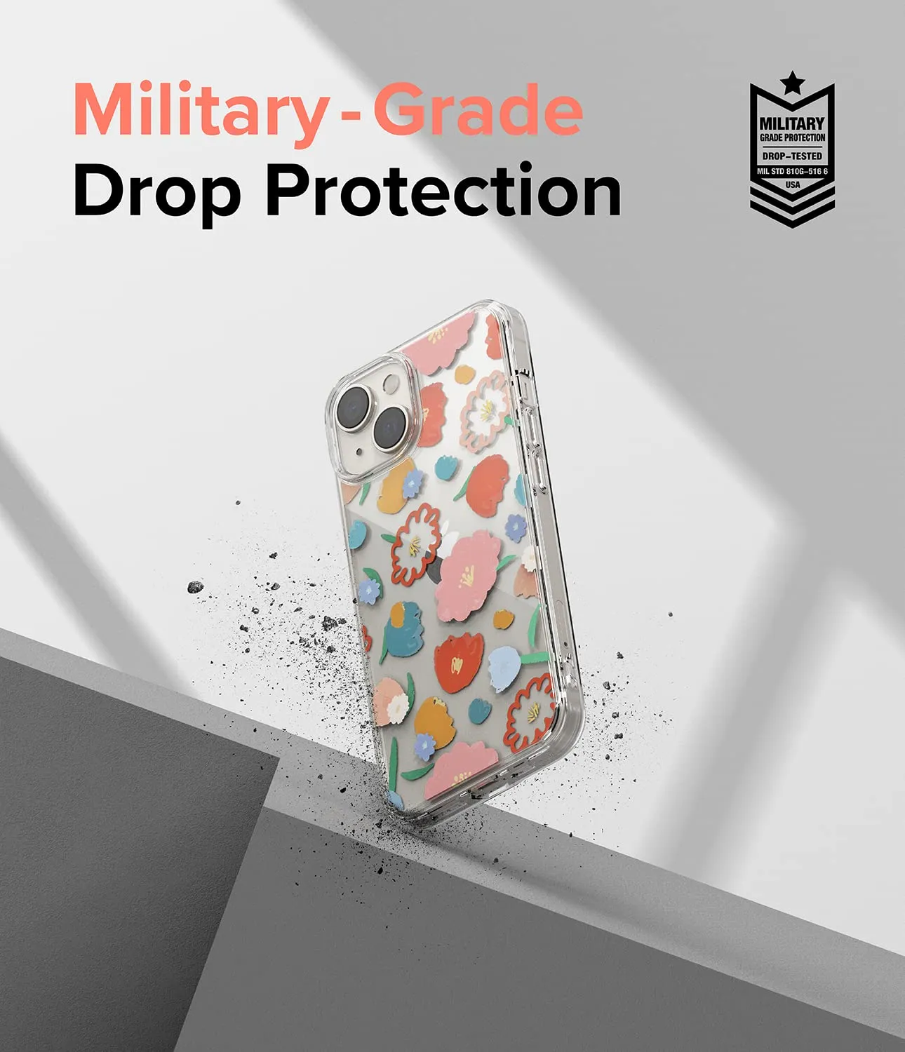 Apple iPhone 14 Back Cover Case | Fusion Design - Floral