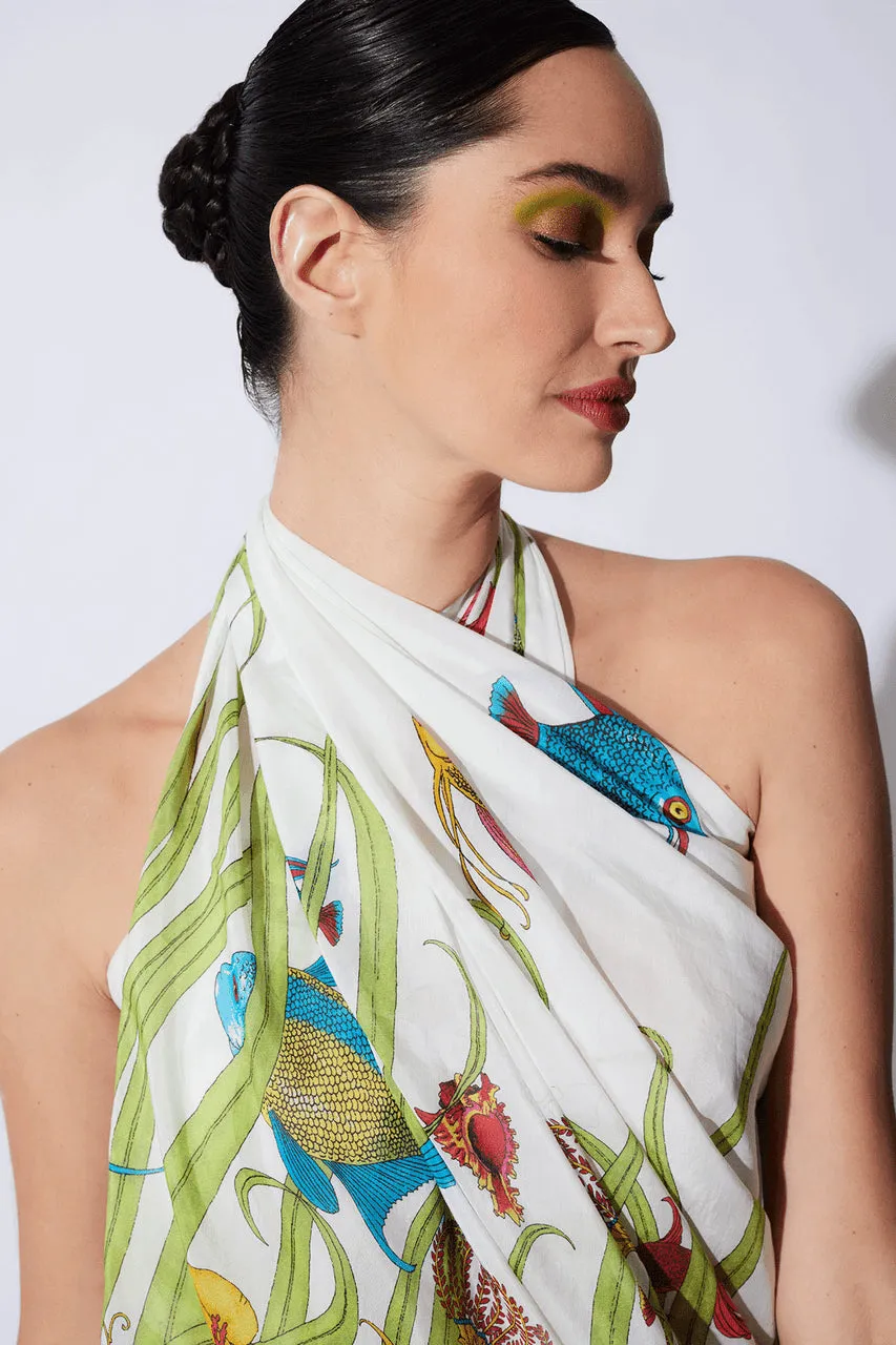 Aquatic Sheer Pareo