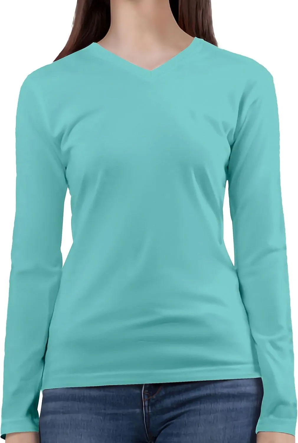 BaHoki Essentials Long Sleeve Undershirts for Scrubs - Great Stretch and Layering Piece - 3 Pack