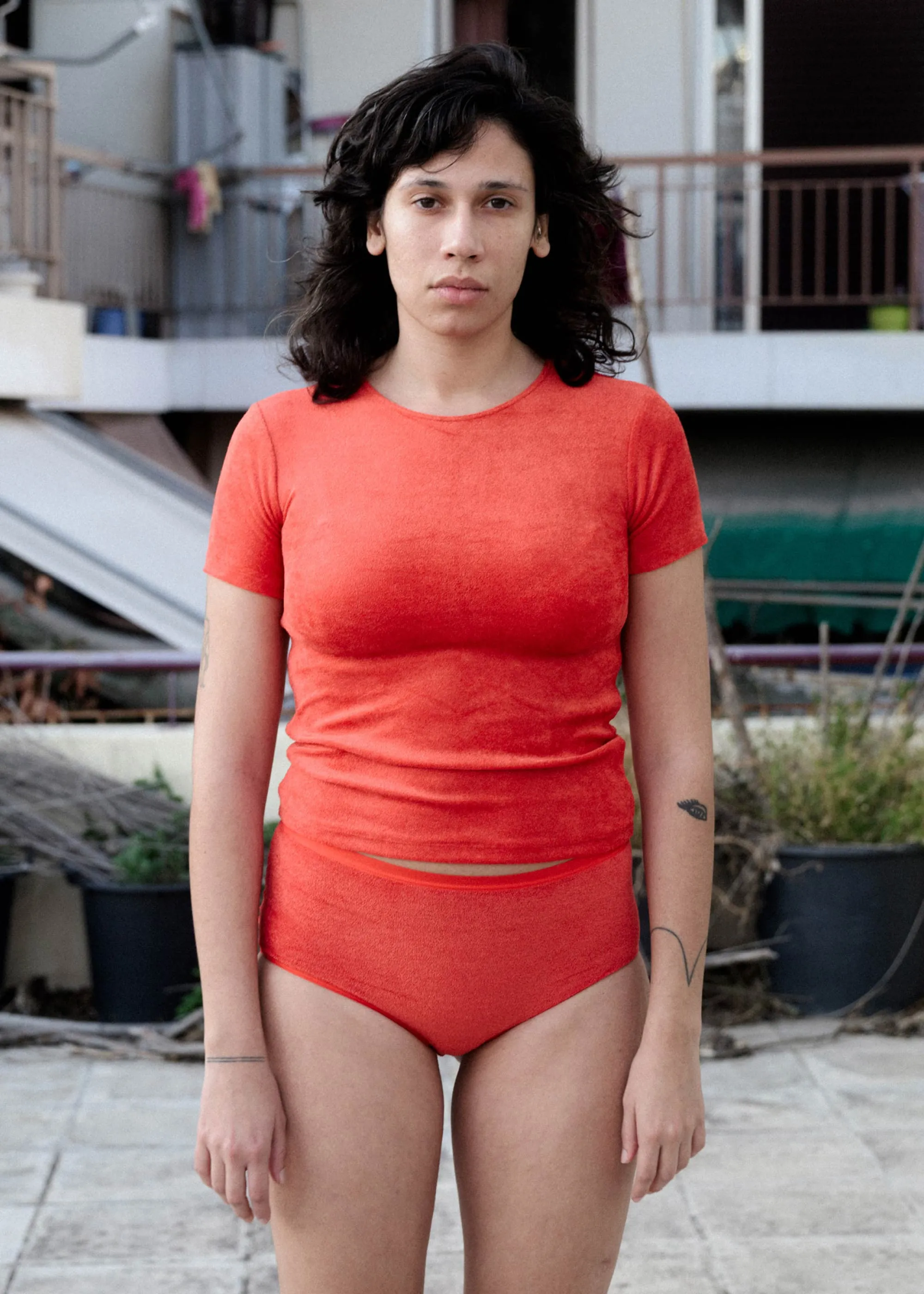 Baserange Omo Tee (Mino Red)
