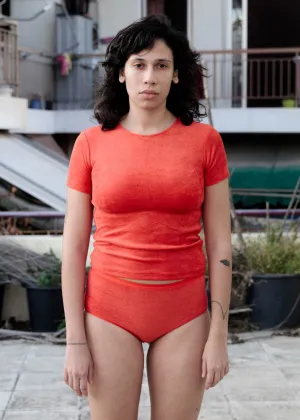 Baserange Omo Tee (Mino Red)