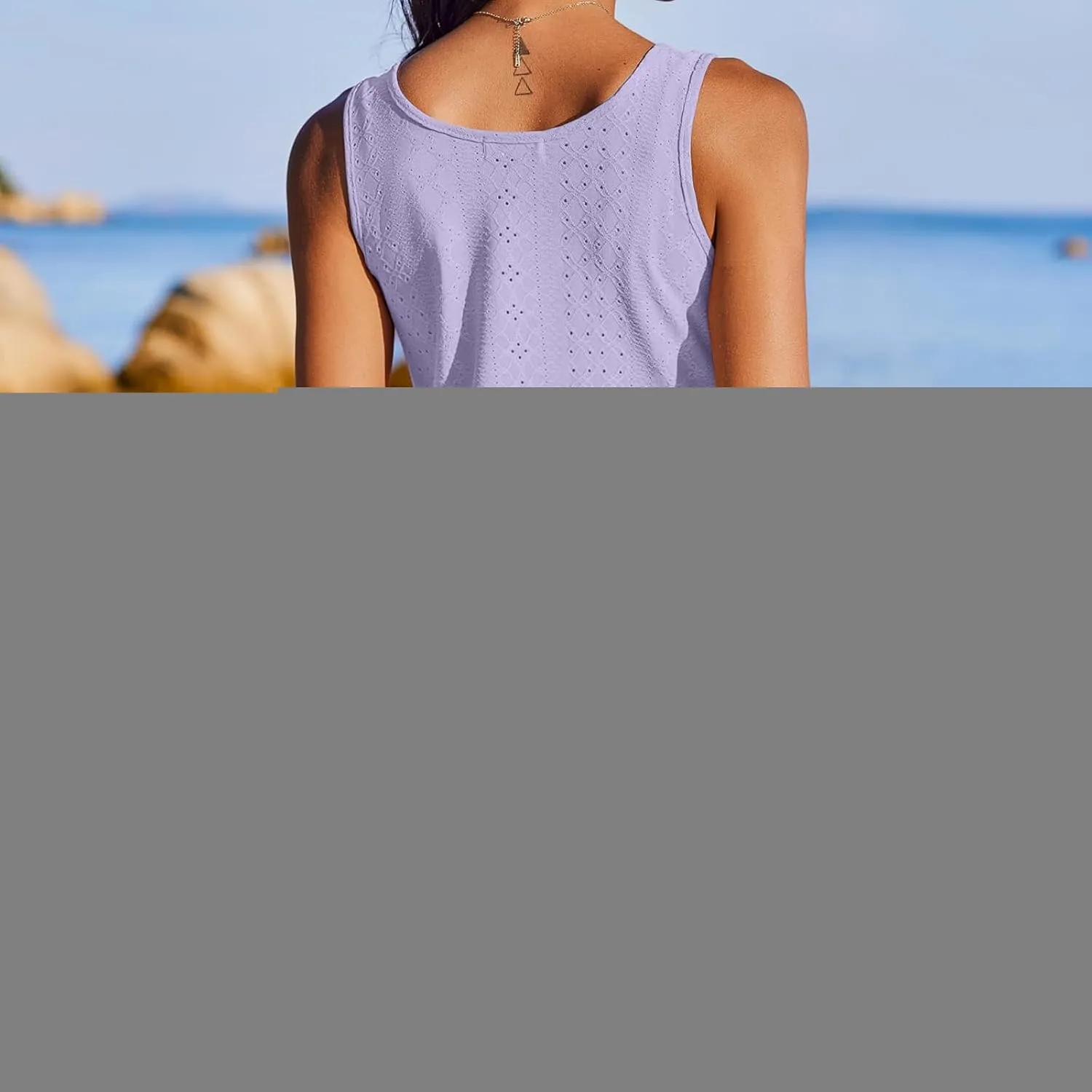 Beach Coverup Summer Dresses for Women V Neck Sleeveless Sundresses Swimsuit Cover Up Drawstring Tank Dresses 2025
