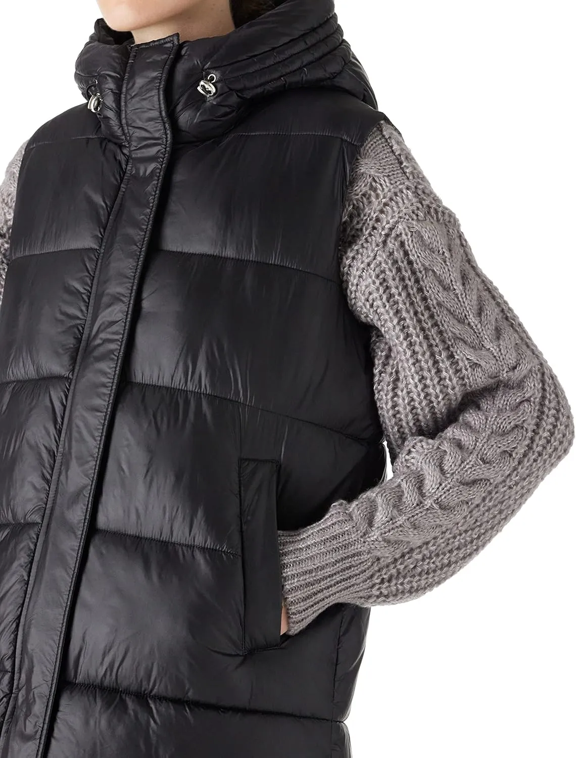 Bellivera Women Long Heavy Puffer Coat Diamond Quilted Thermal Thicken Winter Parka Windproof Jacket with Hood