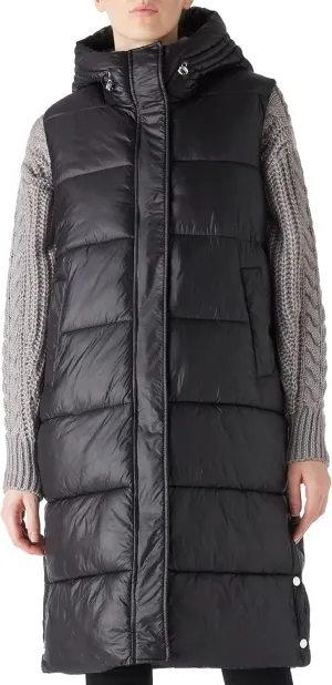 Bellivera Women Long Heavy Puffer Coat Diamond Quilted Thermal Thicken Winter Parka Windproof Jacket with Hood