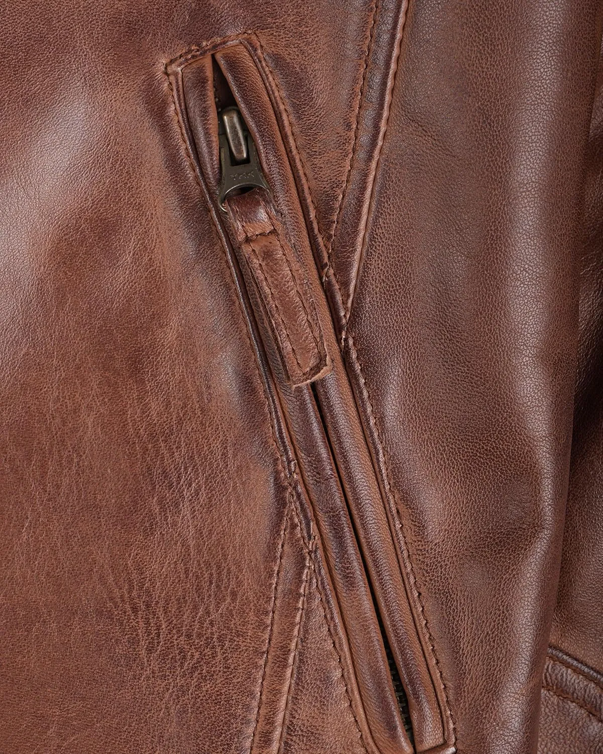 Blingsoul Leather Jacket Men - Quilted Cafe Racer Leather Jackets For Men