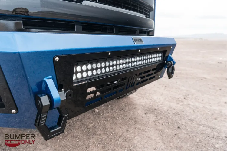 Bodyguard GAF17DN1B Ford F450/F550 Superduty 2017-2022 A2L Base Front Bumper ACC Compatible Single Light Bar Cutout