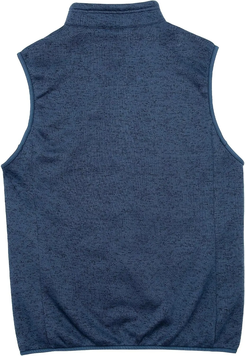Bonnroth Mens Full Zip Sweater Fleece Vest, Sherpa Lined Stand Collar Vests with Pocket