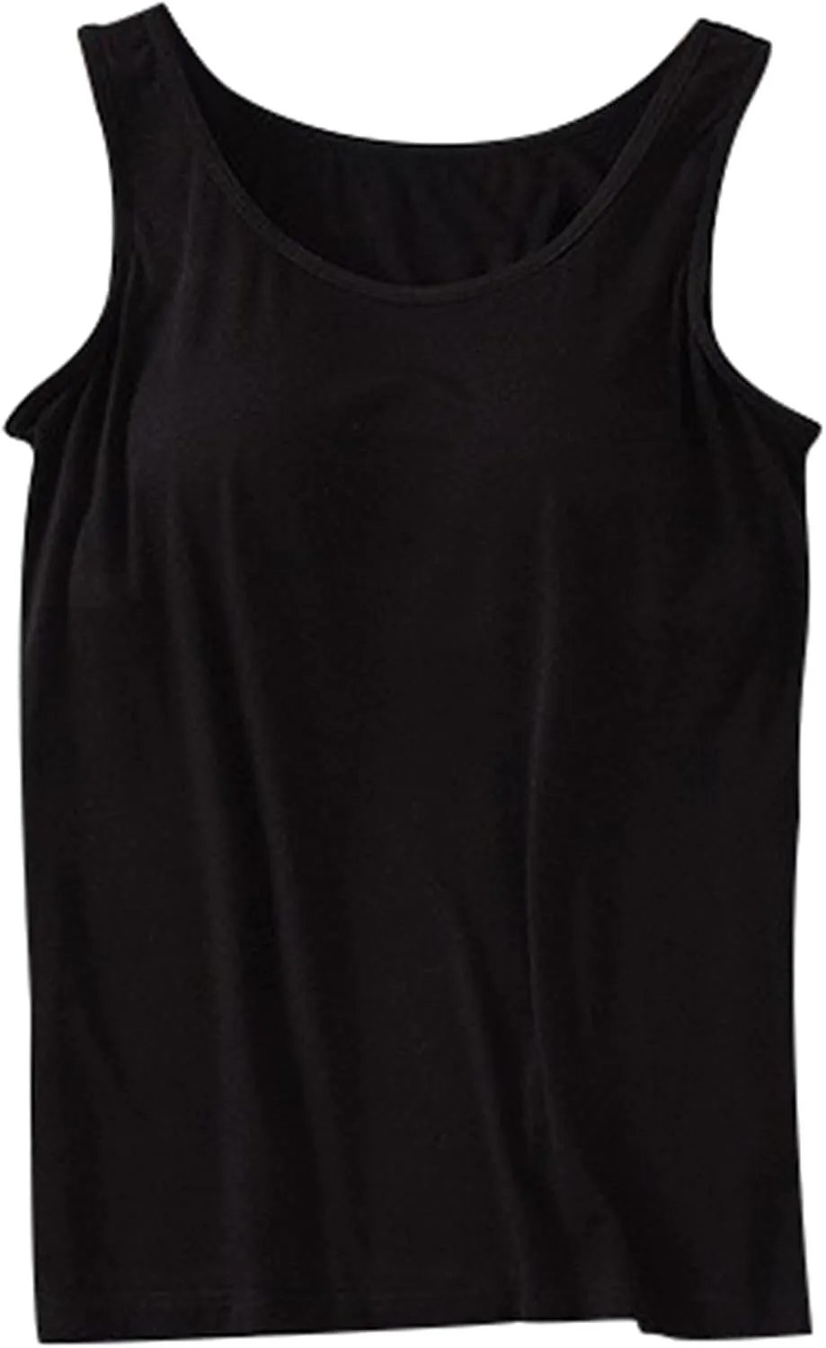 Built in Bra Tank Tops for Women Summer Sleeveless Ribbed Workout Basic Soft Camisoles Going Out Gym Spring Camis 2025