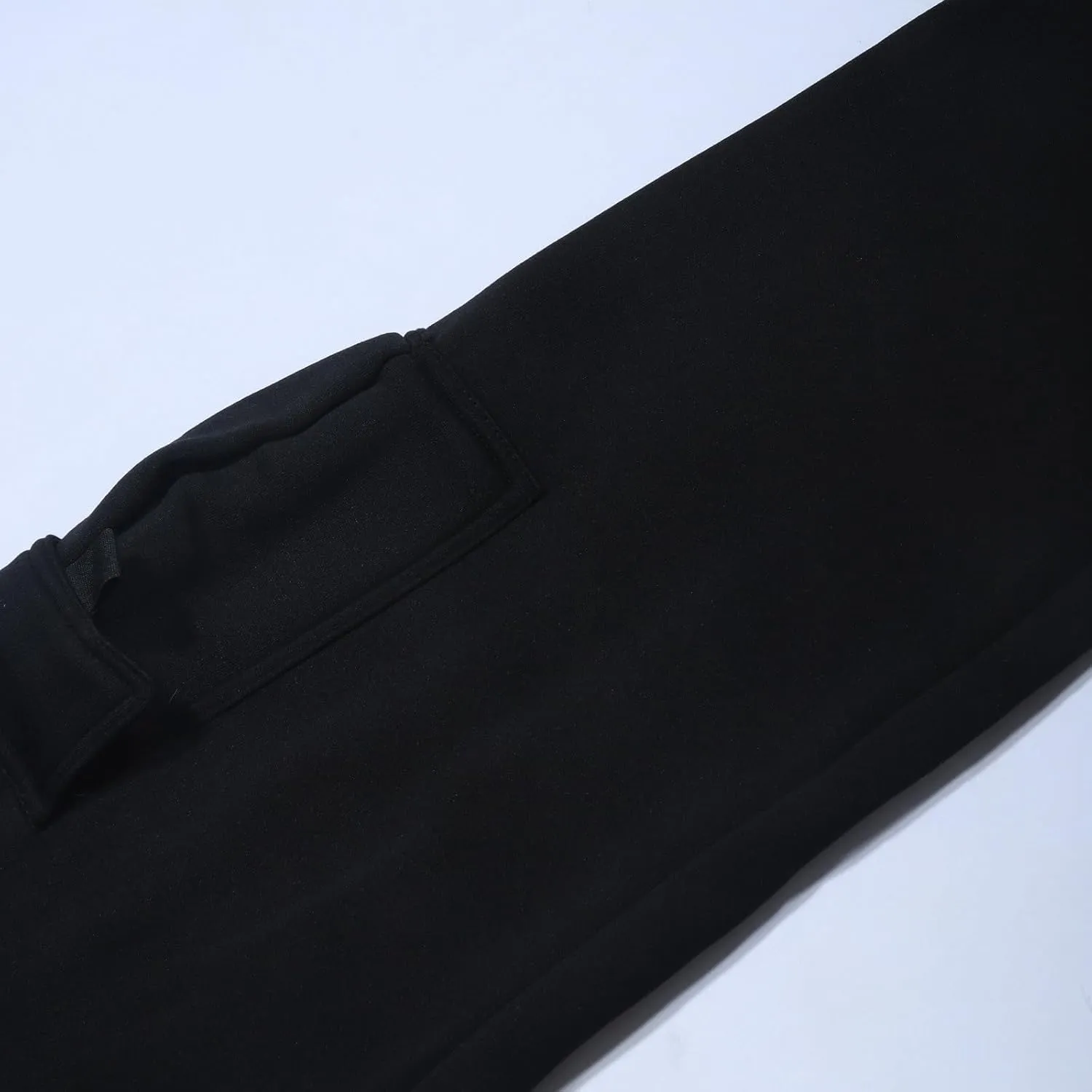 Cargo Sweatpants for Men Heavyweight Fleece Baggy Elastic Waist Drawstring Joggers Fall Trousers with Pockets