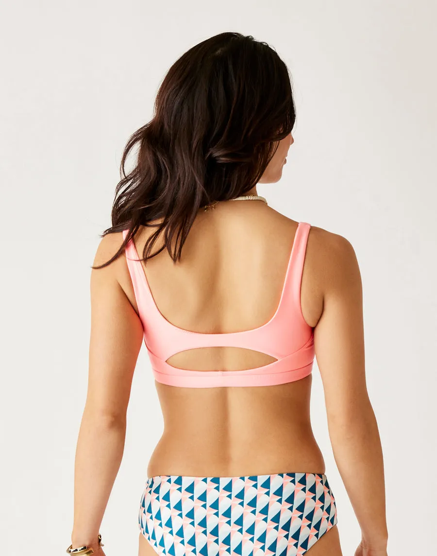 Carve Designs Korbyn Compression Top-Electric Coral