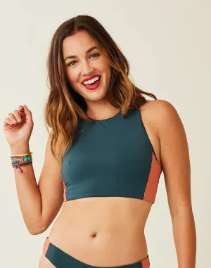 Carve Designs Sanitas Colorblock Top-Eden w. Clay/Black