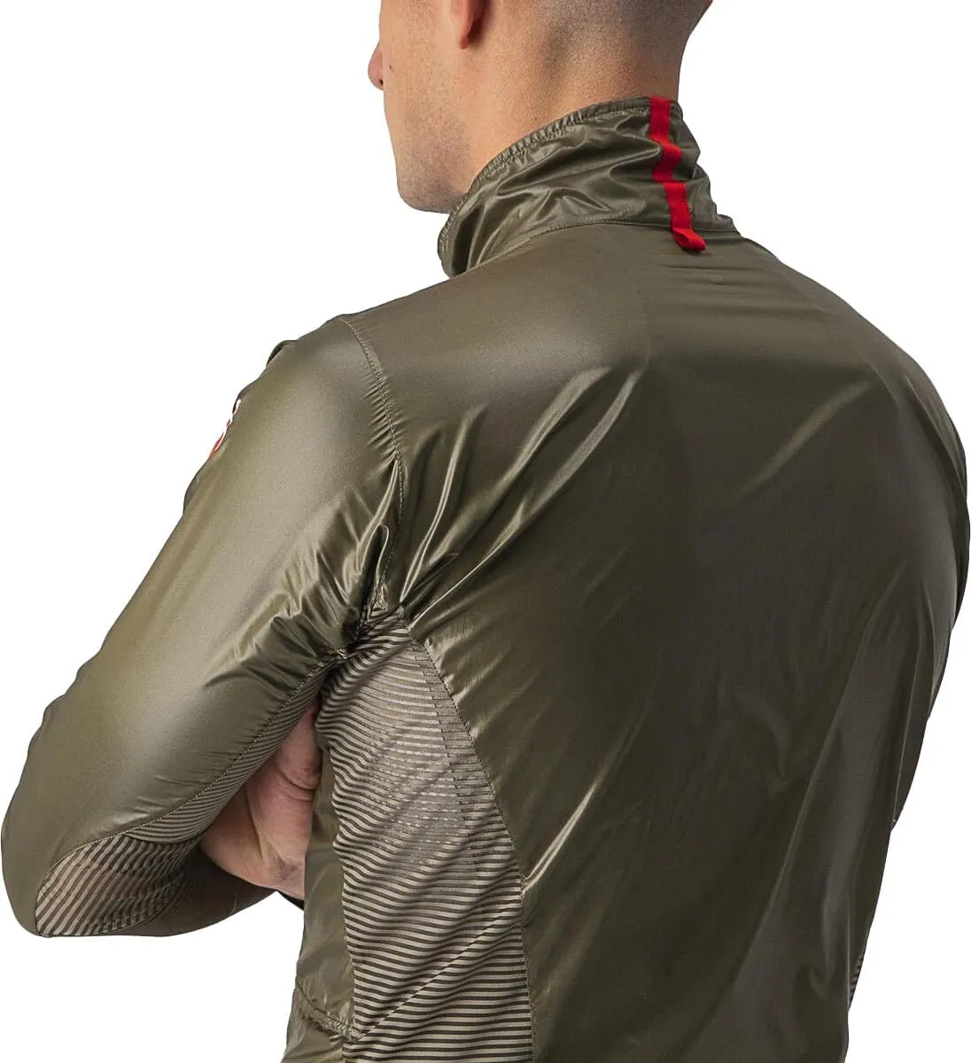CASTELLI Mens Aria Shell Jacket, Highly Packable Ultra-Light Wind Protective Cycling Apparel for Road Cycling & Bike Rides