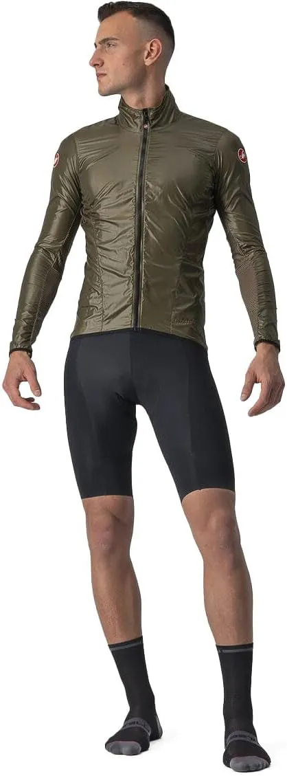 CASTELLI Mens Aria Shell Jacket, Highly Packable Ultra-Light Wind Protective Cycling Apparel for Road Cycling & Bike Rides