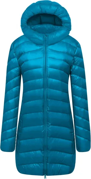 CATERTO Women Ultra Light Down Packable Hooded Coat