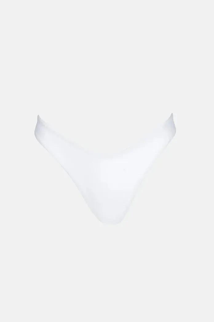 Classic Hi Cut Pant - White