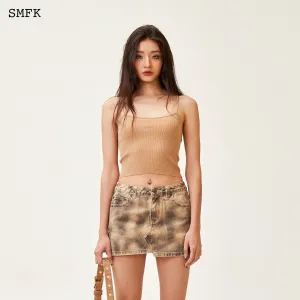 Compass Cross Classic Knitted Vest Top Nude