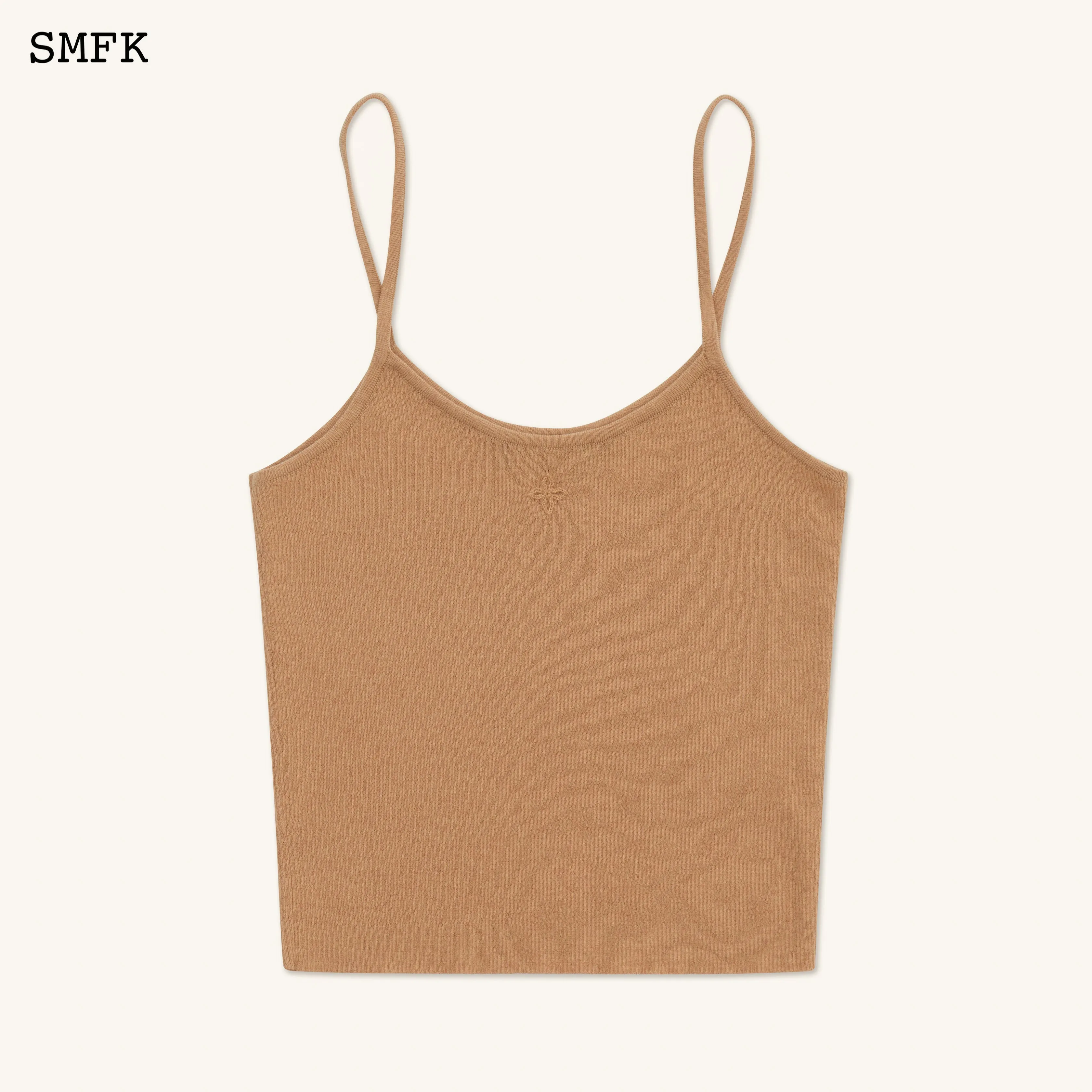 Compass Cross Classic Knitted Vest Top Nude