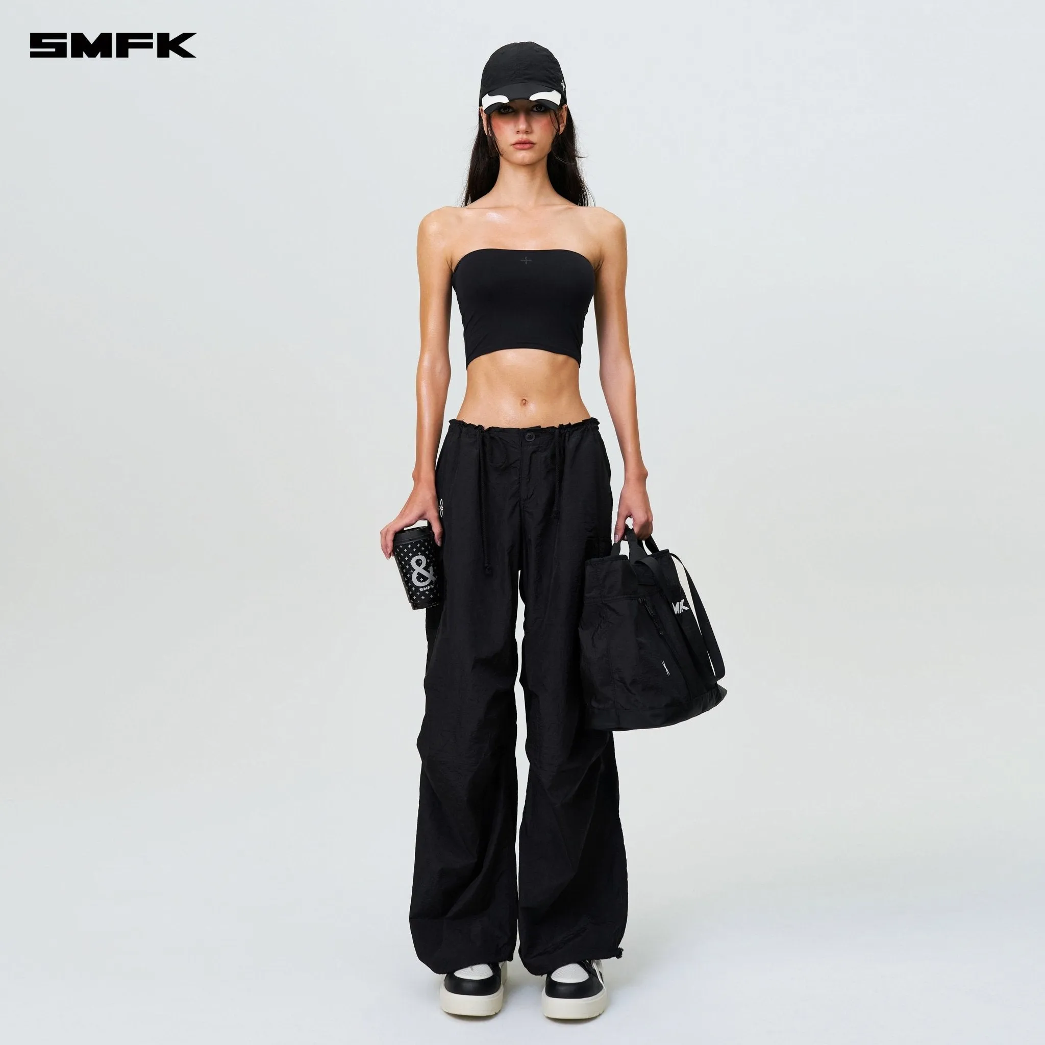 Compass Hug Skin Tube Top Black