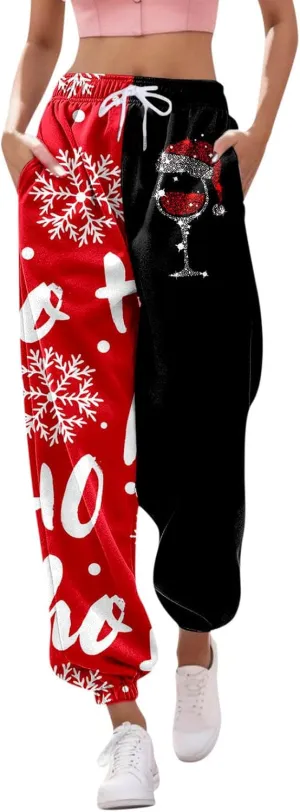 cooki Sweatpants Women Baggy Womens Sweatpants with Pockets Cinch Bottom Drawstring Elastic Waist Pants Athletic Yoga Joggers