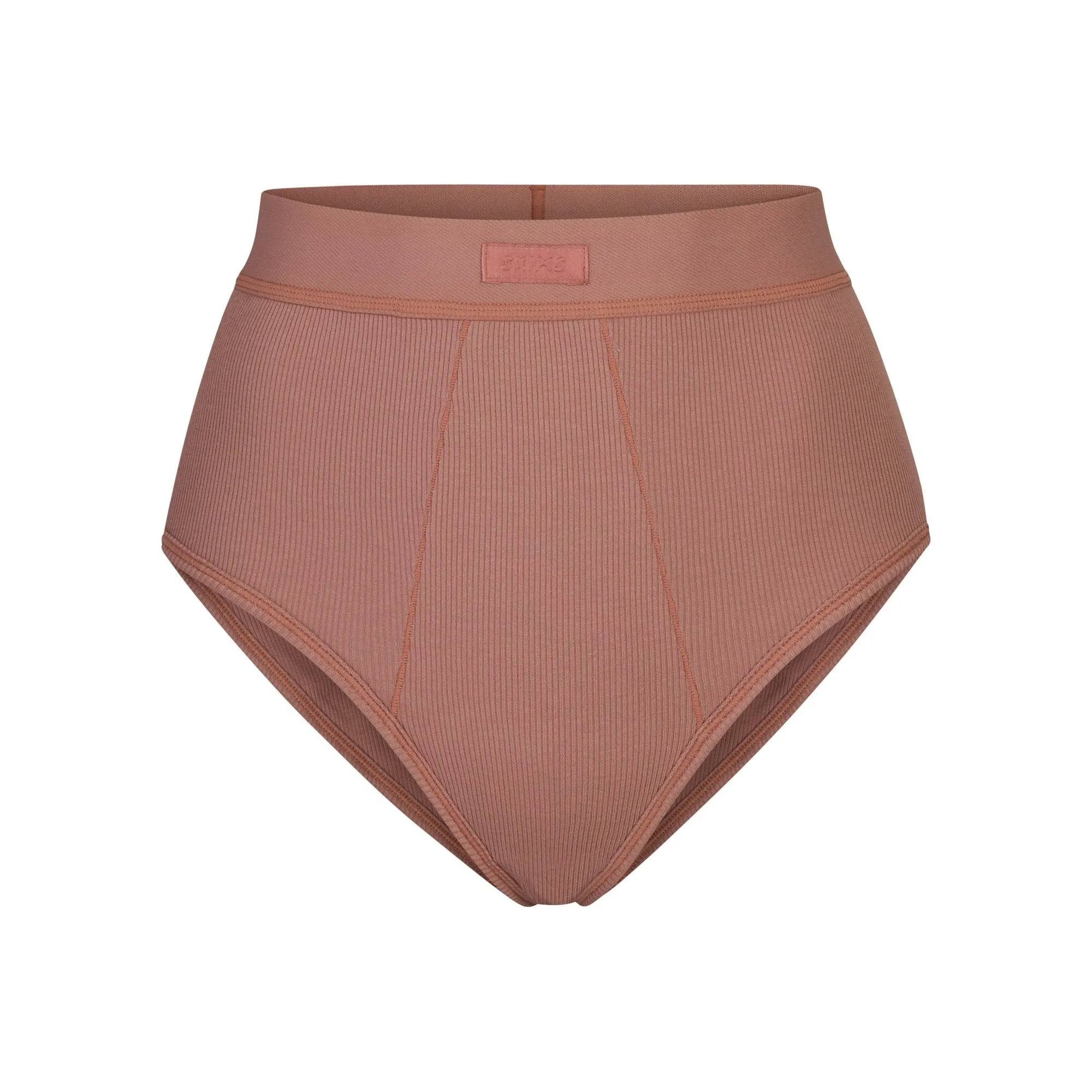 COTTON RIB BRIEF | ROSE CLAY
