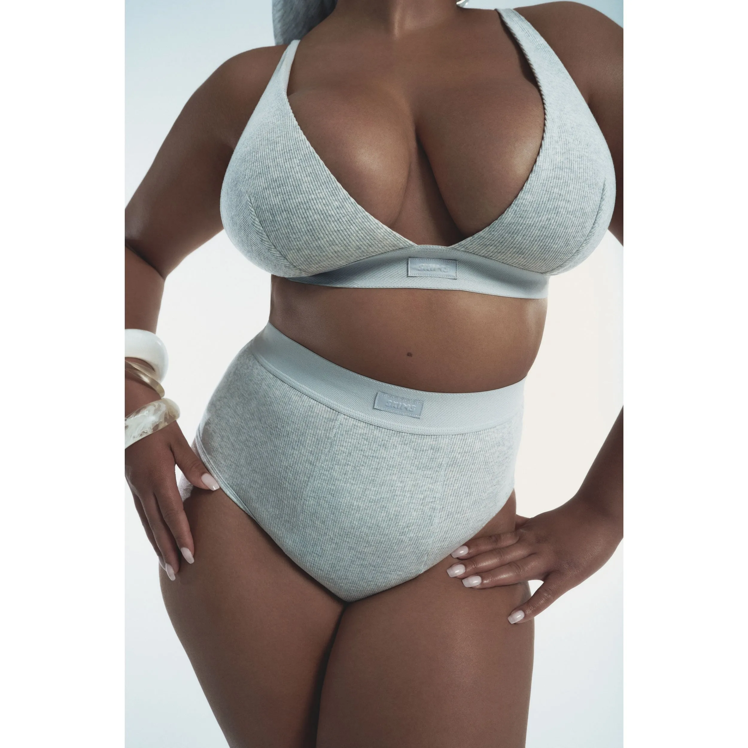 COTTON RIB BRIEF | ROSE CLAY
