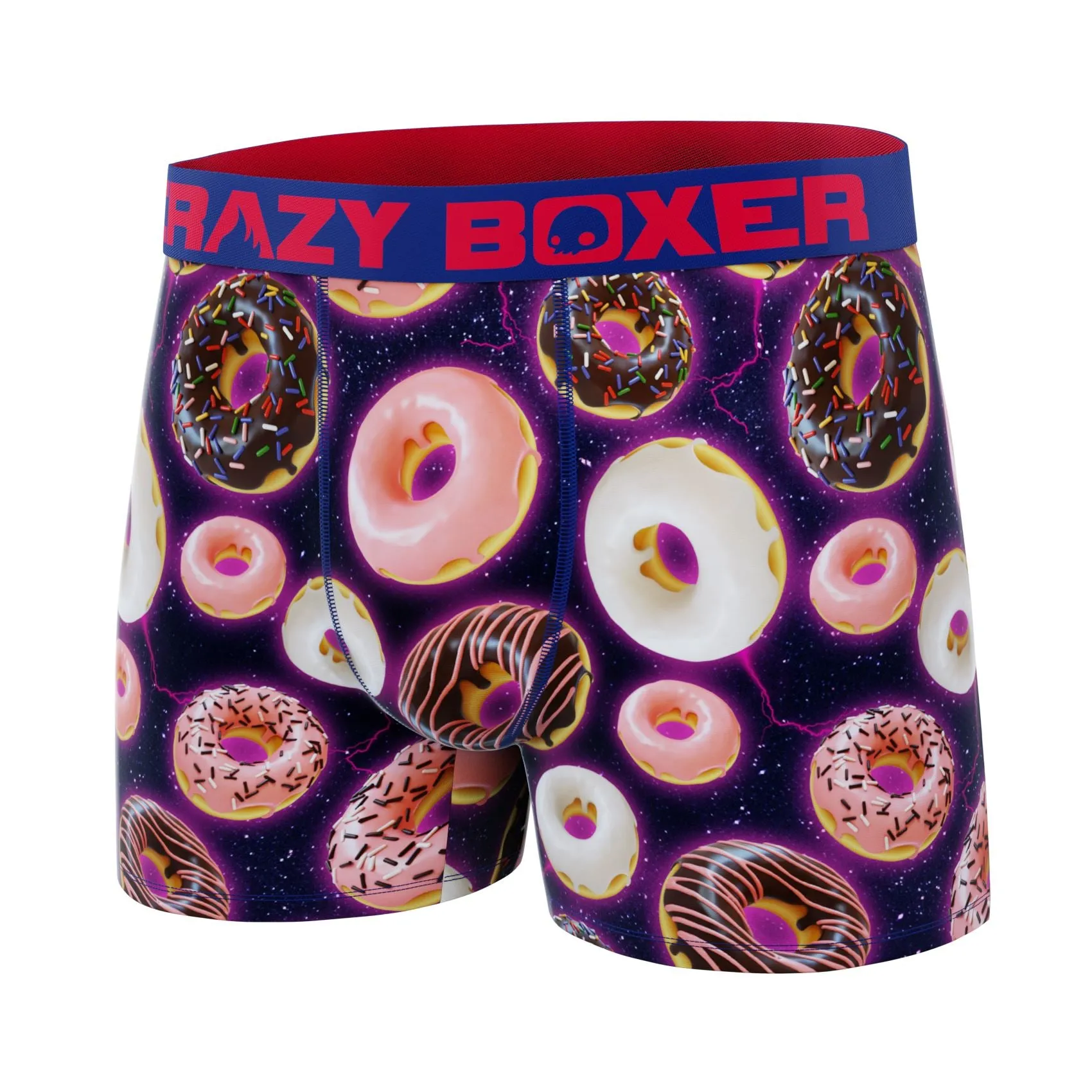 CRAZYBOXER Funky Food Donuts Men's Boxer Briefs