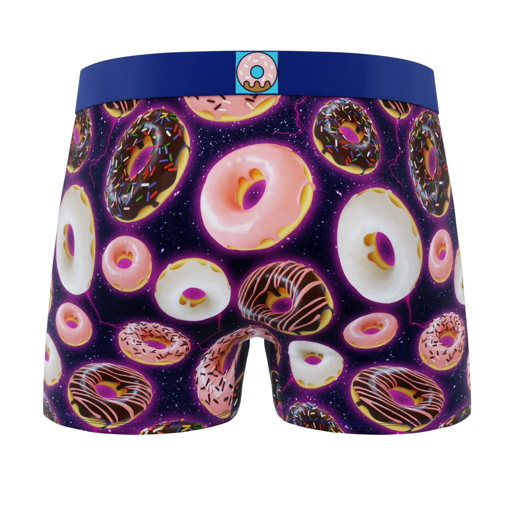 CRAZYBOXER Funky Food Donuts Men's Boxer Briefs