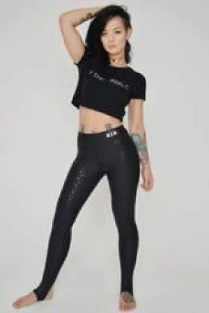 Creatures of XIX Leggings Gecko Grip Leggings - Black