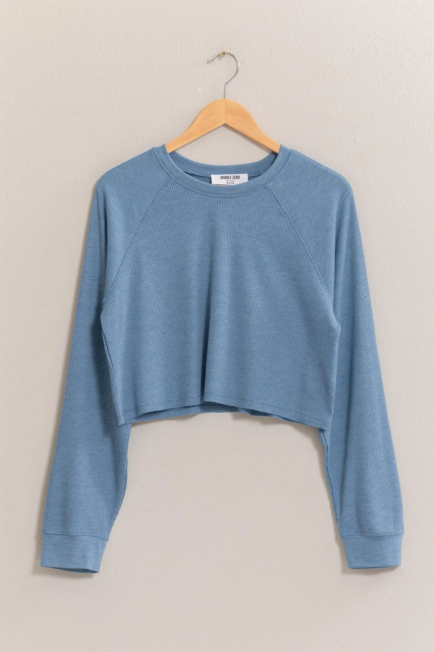 DZ24F829-Raglan-sleeve Crop Top