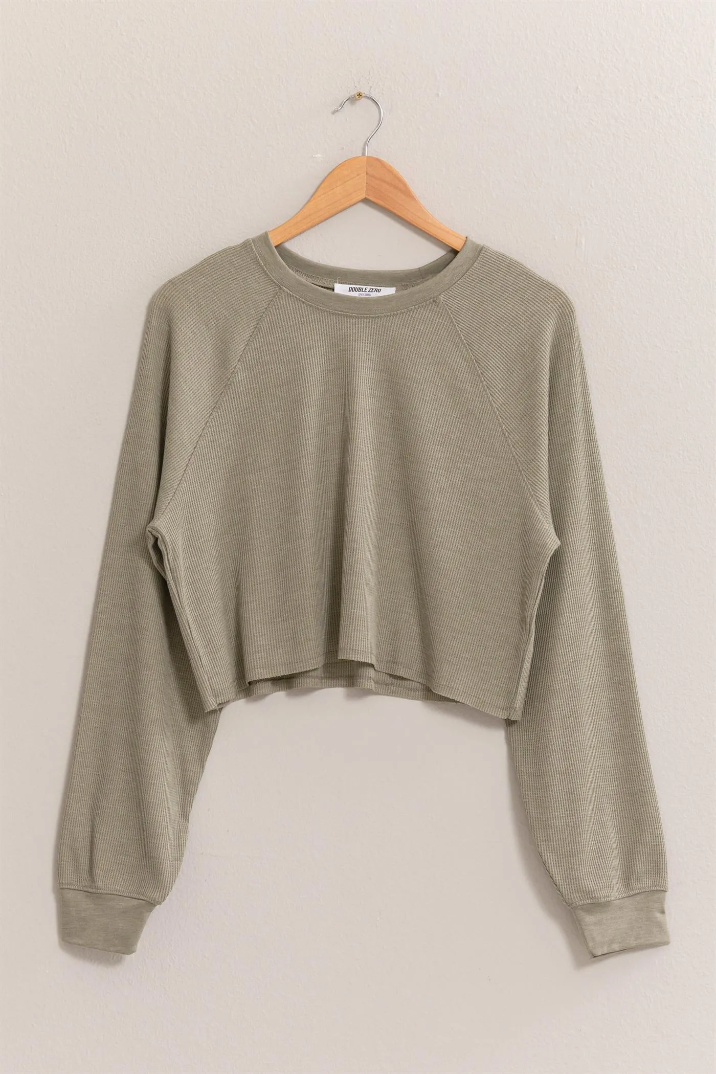 DZ24F829-Raglan-sleeve Crop Top