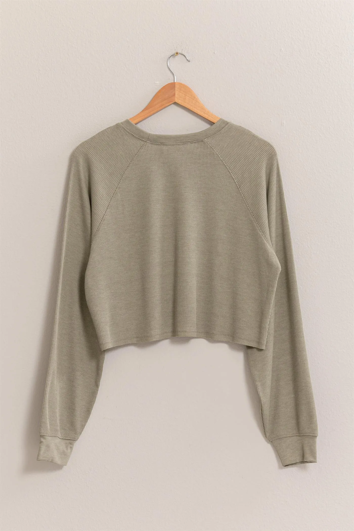 DZ24F829-Raglan-sleeve Crop Top