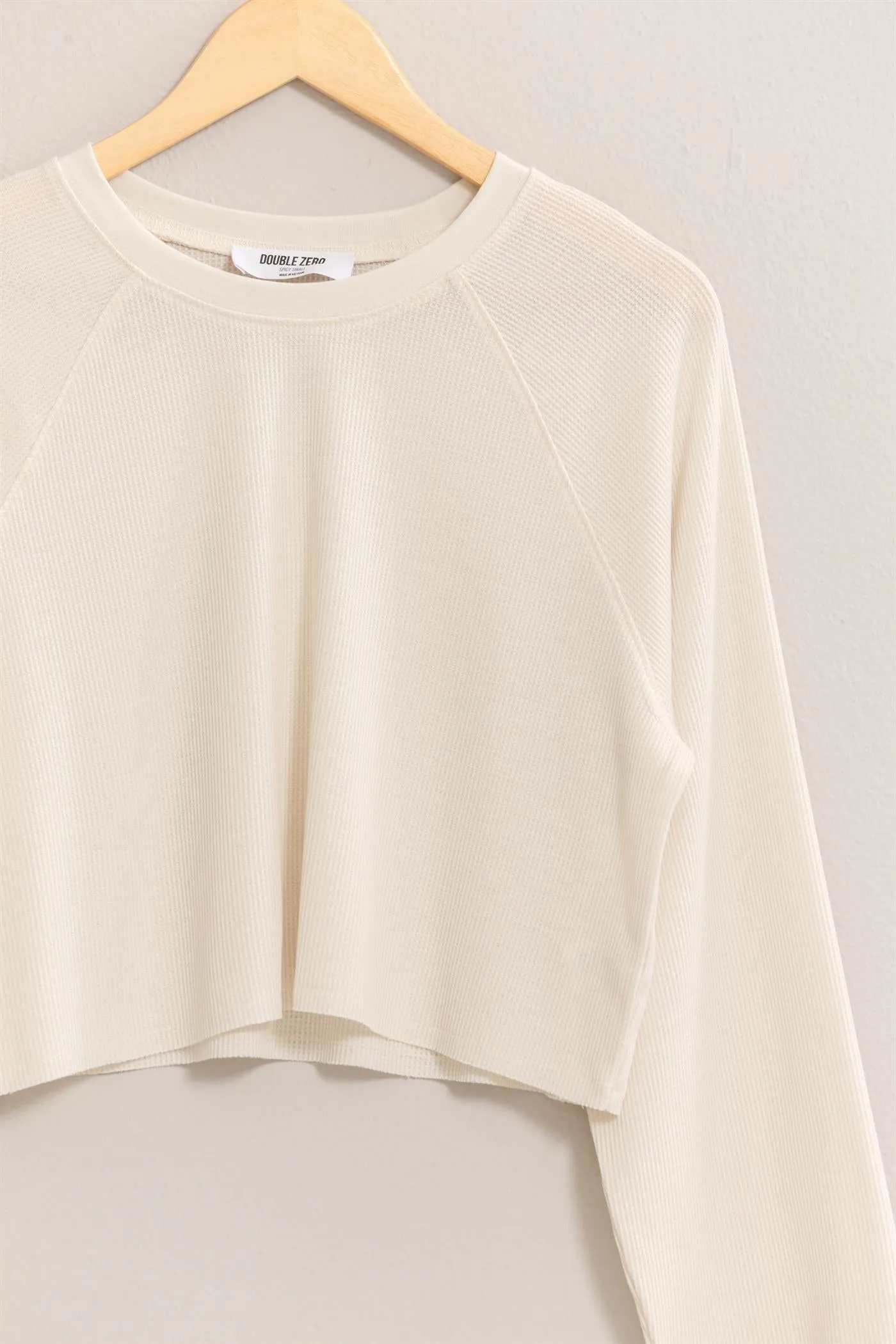 DZ24F829-Raglan-sleeve Crop Top