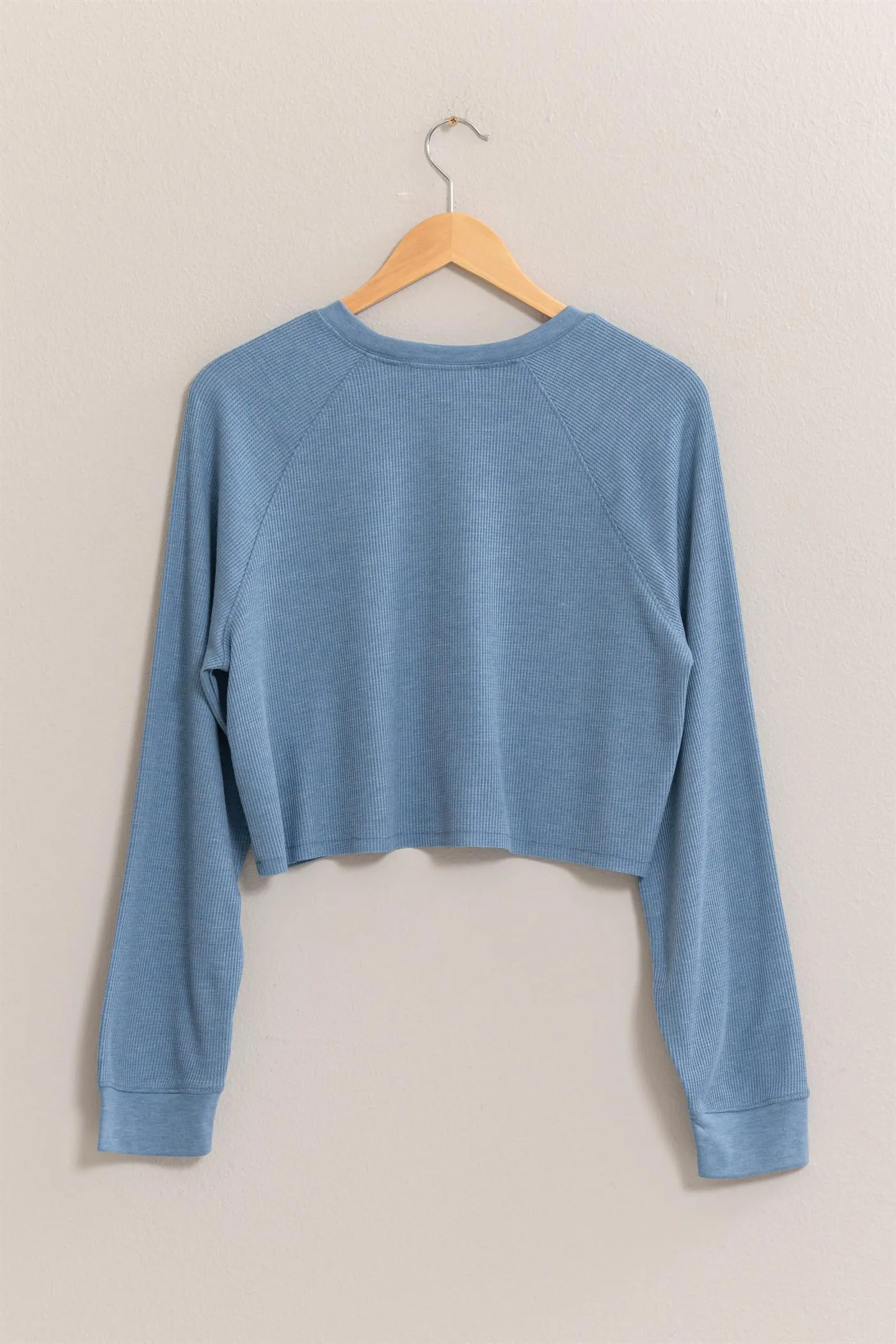 DZ24F829-Raglan-sleeve Crop Top