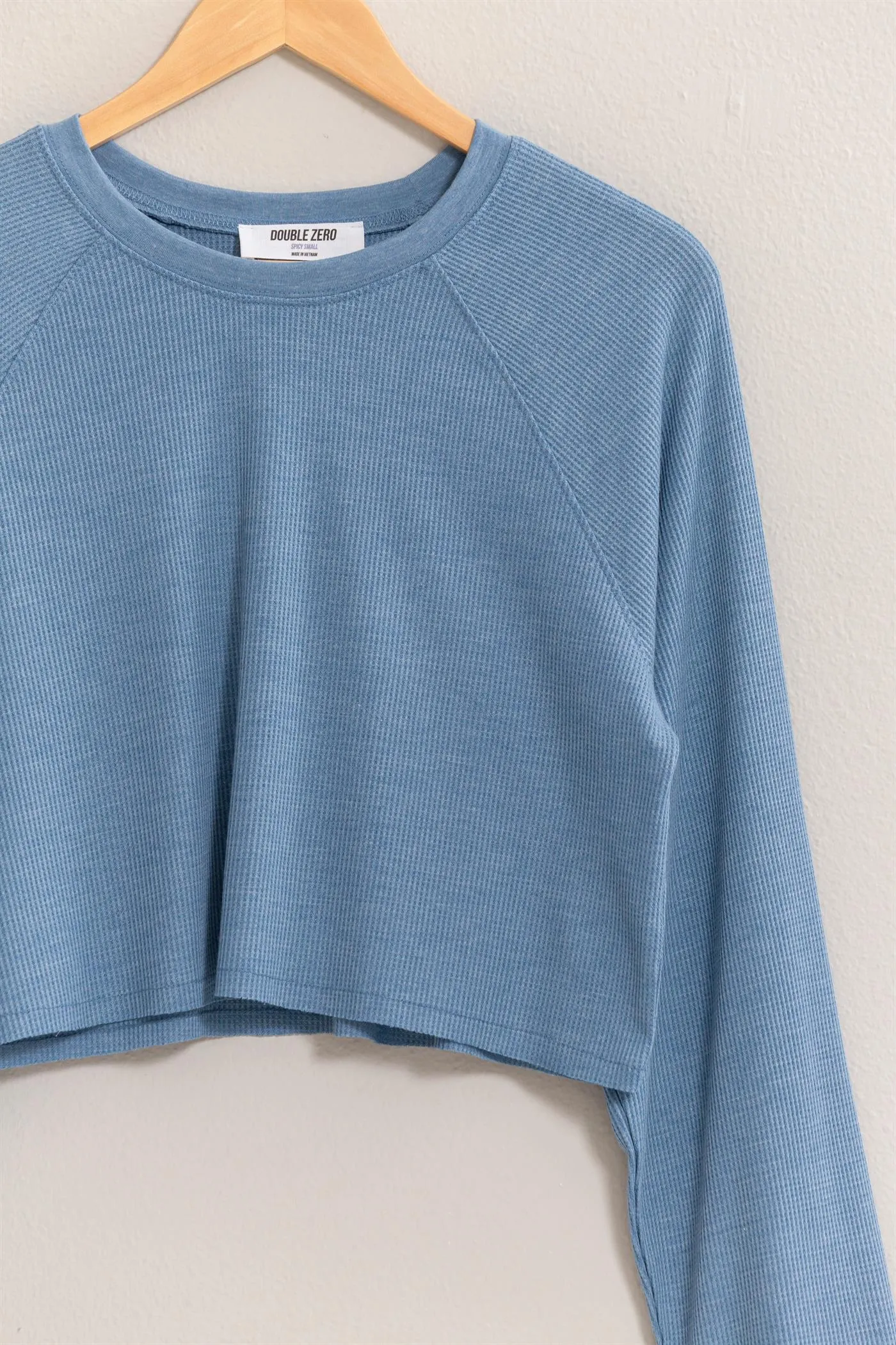DZ24F829-Raglan-sleeve Crop Top