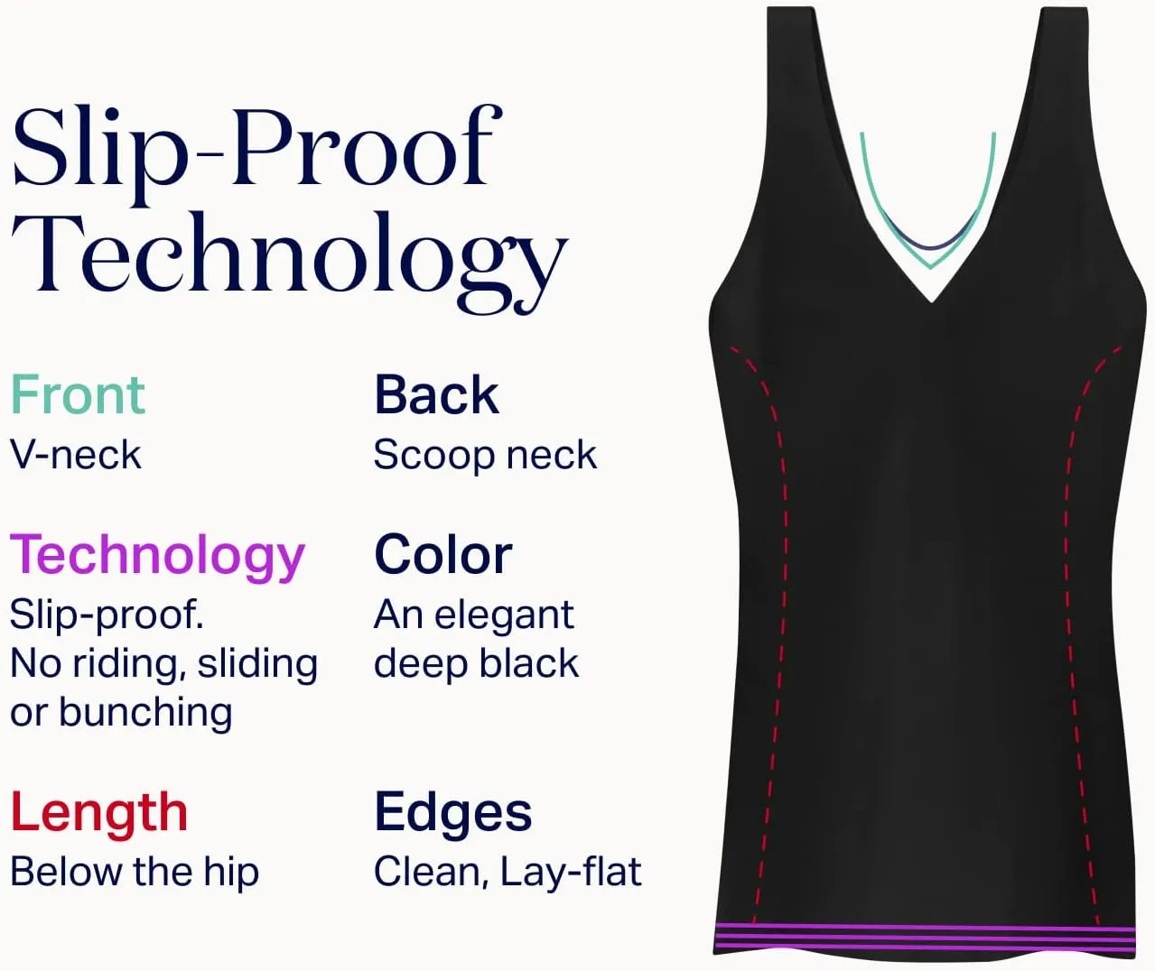 EBY Seamless Womens Tank: Camisole Shapewear Tank Tops for Women, Lightweight Compression & Breathable Undershirt