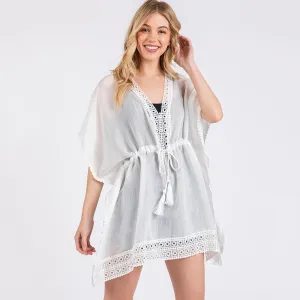 Eyelet Lace Beach Coverup
